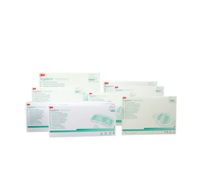 3M™ Tegaderm™ Absorbent Clear Acrylic Dressing, 90800 Series