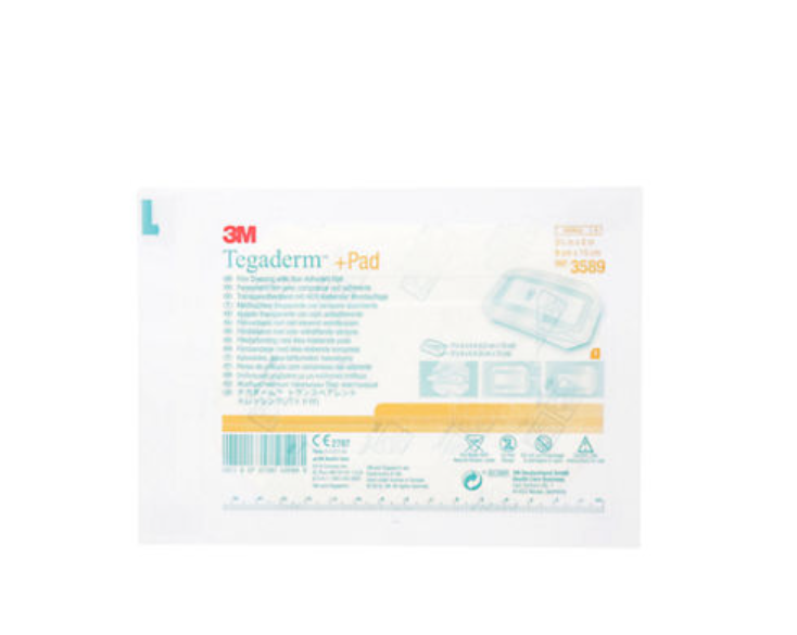 3M™ Tegaderm™ +Pad Film Dressing with Non-Adherent Pad, 3500 Series