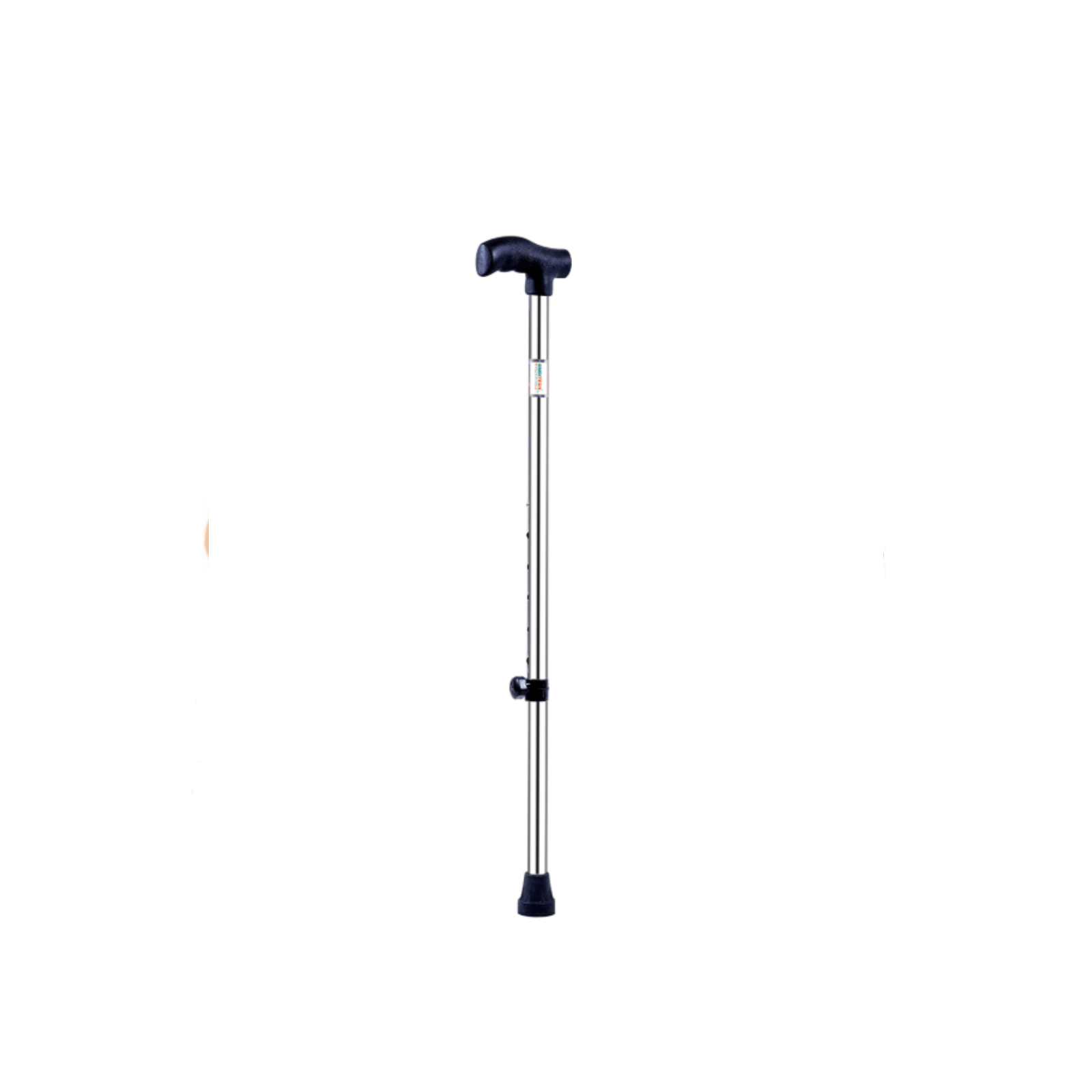 Stainless Steel Height Adjustable Single Walking Stick